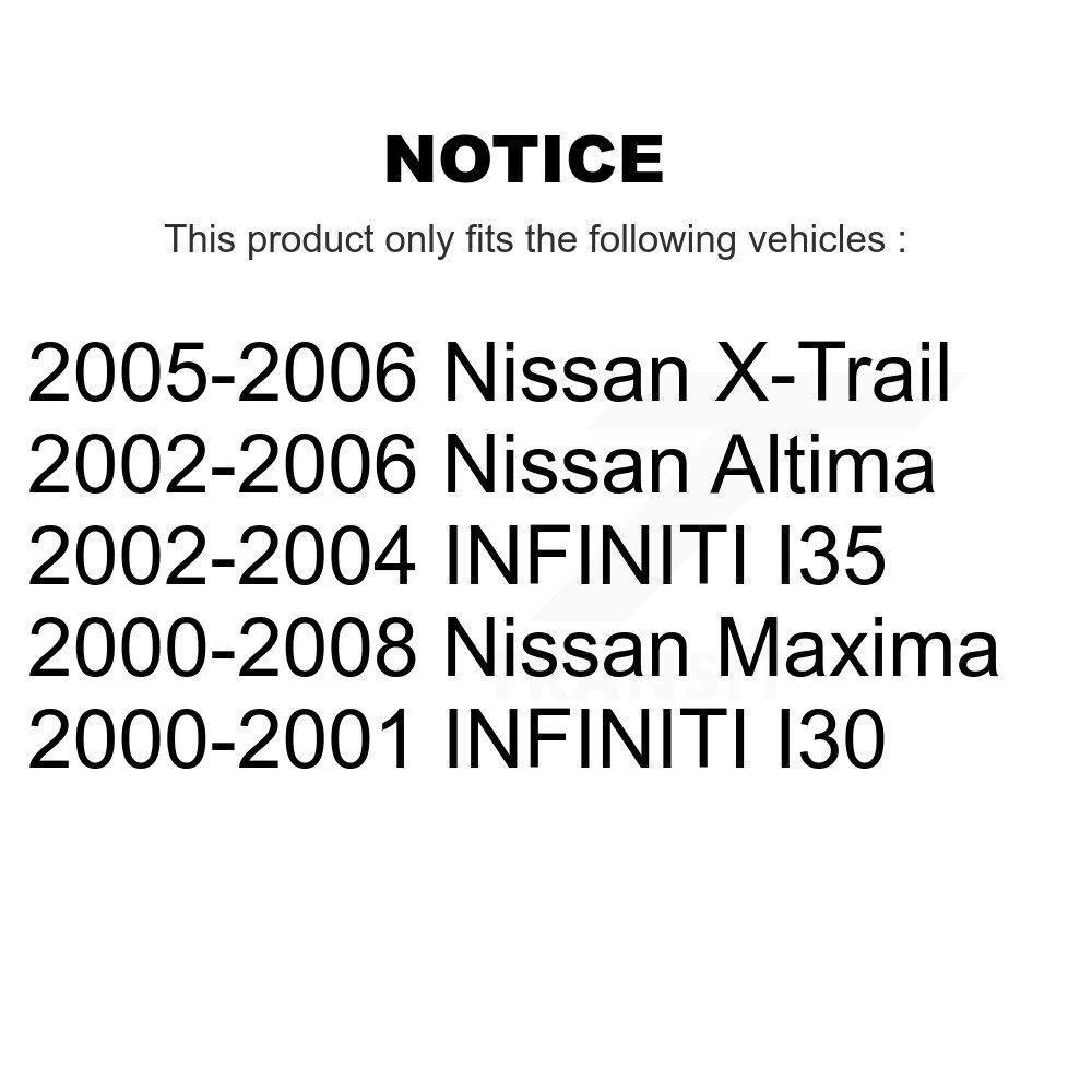 [Front] Roulement de roue avant pour Nissan Altima X-Trail Maxima INFINITI I35 I30 70-510060