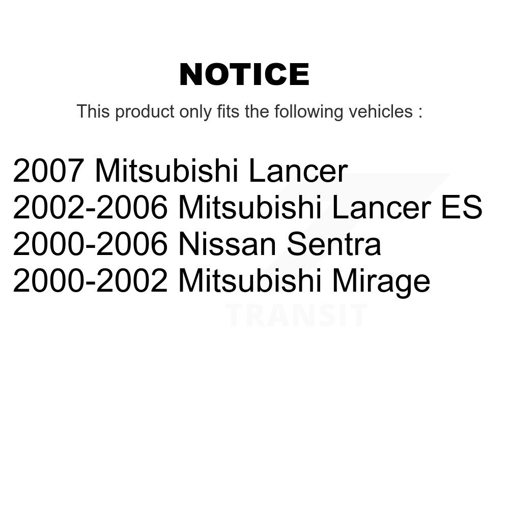 [Front] Roulement de roue avant pour Nissan Sentra Mitsubishi Lancer Mirage 70-510061
