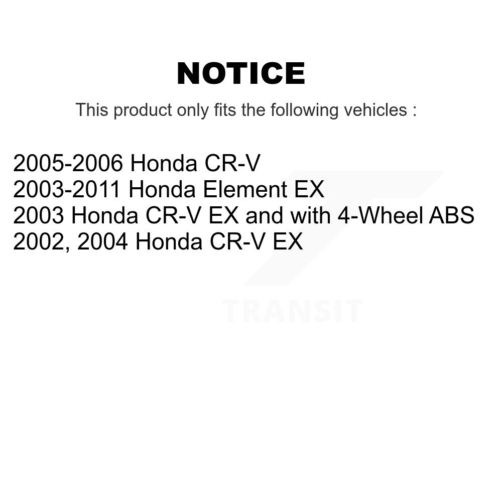 [Front] Roulement des roues avant pour Honda CR-V Element 70-510074