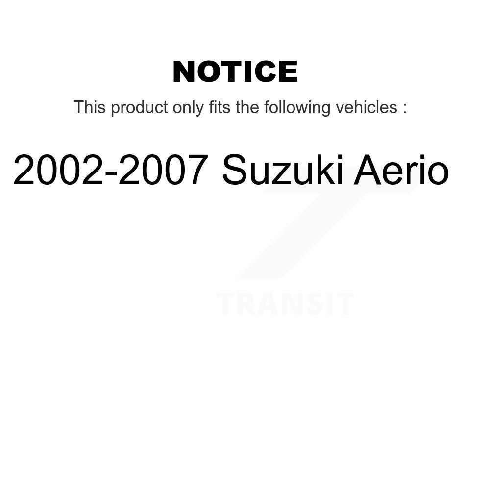 [Front] Roulement des roues avant pour 2002-2007 Suzuki Aerio 70-510077