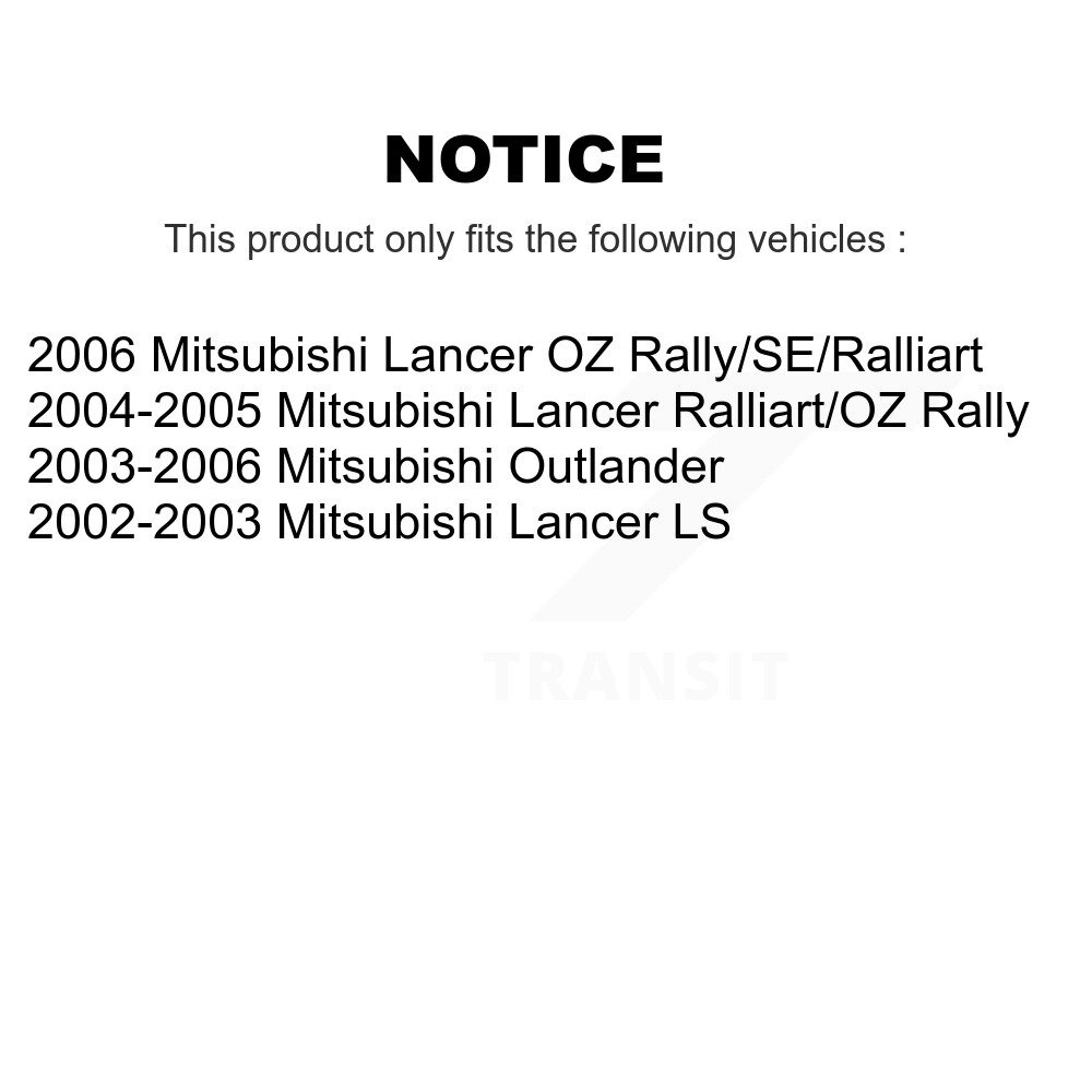 [Front] Roulement de roue avant pour Mitsubishi Lancer Outlander 70-510079
