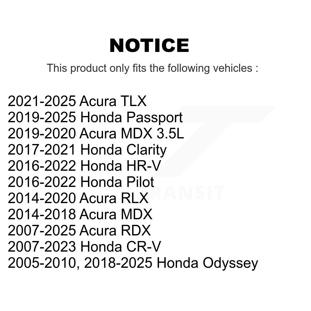 [Front] Roulement de roue avant pour Honda CR-V Acura RDX Odyssey pilote HR-V MDX Passeport RLX