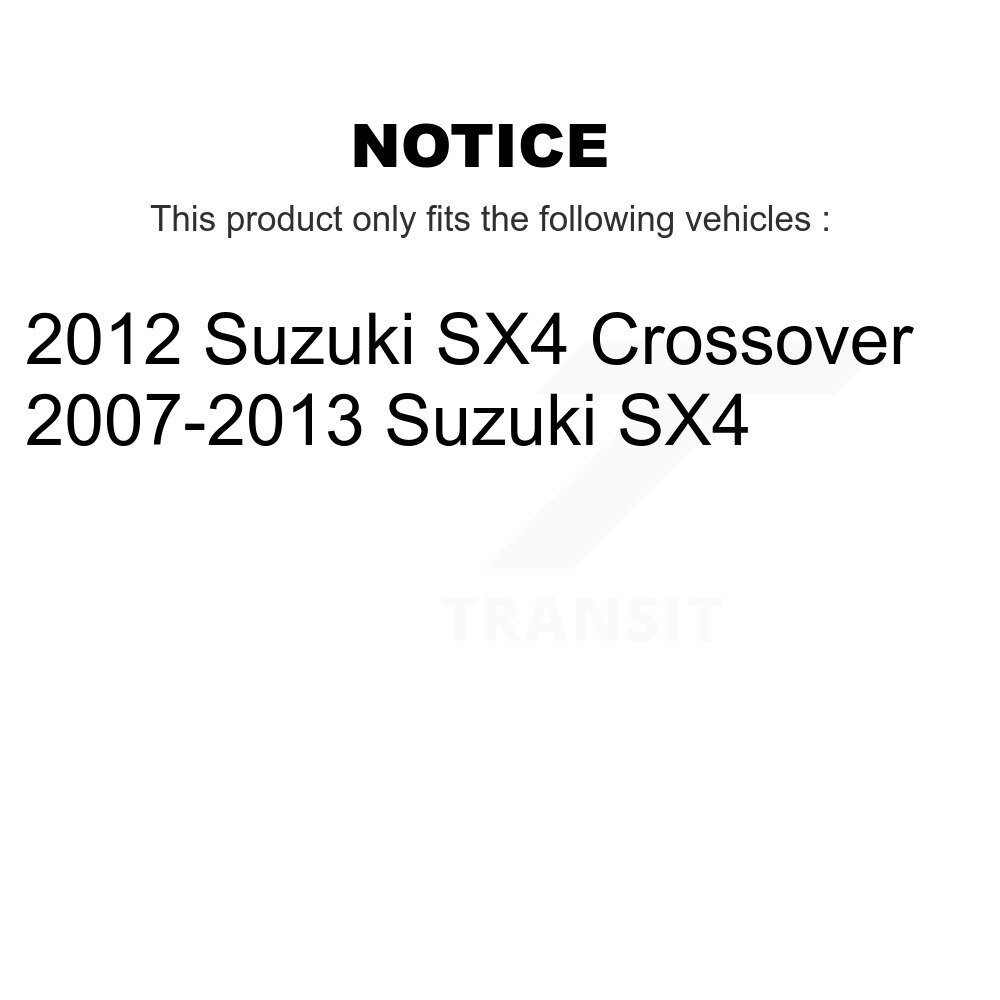 [Front] Roulement de roue avant pour Suzuki SX4 Crossover 70-510101