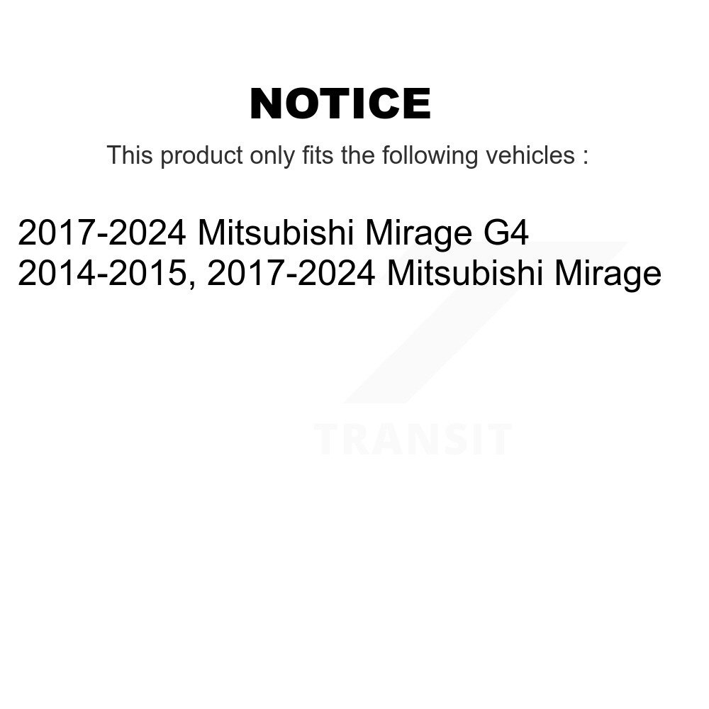 [Front] Roulement de roue avant pour Mitsubishi Mirage G4 70-510122