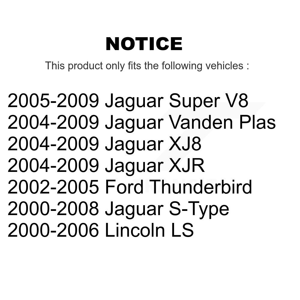 [Arrière] Roulement de roue arrière pour Jaguar Ford Thunderbird S-Type Lincoln LS Vanden Plas XJ8