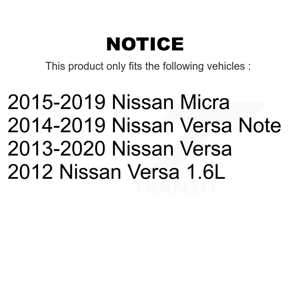 [Arrière] Roulements de roues arrière pour Nissan Micra Versa Note 70-511042