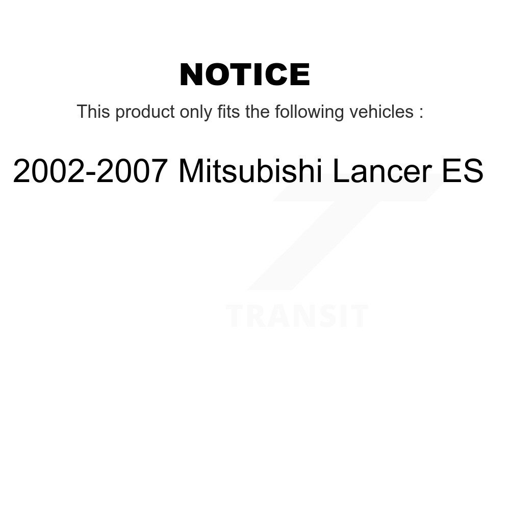 [Arrière] Roulement arrière Hub Assemblage pour 2002-2007 Mitsubishi Lancer ES 70-512276