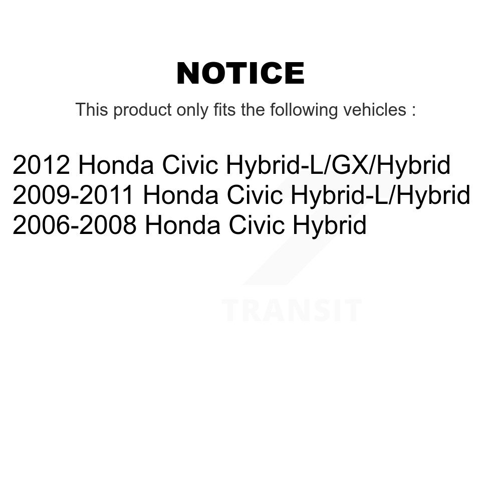 [Arrière] Roulement arrière Hub Assemblage pour Honda Civic 70-512322