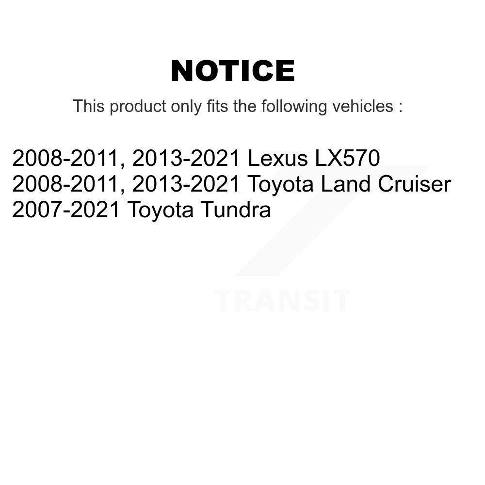 [Arrière droite] Roulement de roue arrière droite pour Toyota Tundra Lexus LX570 Cruiser terrestre