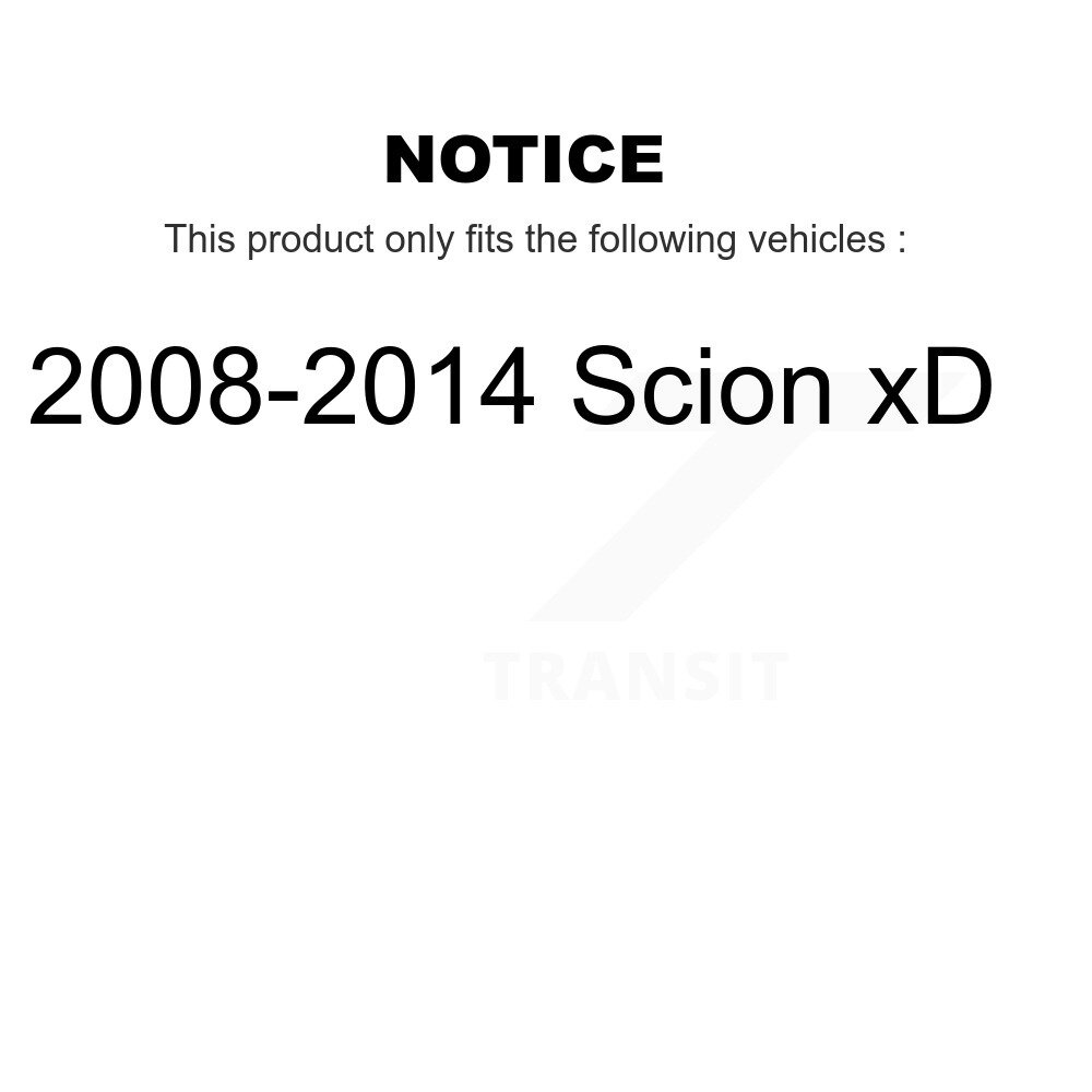 [Arrière] Roulement de Roue Arrière Moyeu Assemblage Pour 2008-2014 Scion xD 70-512425