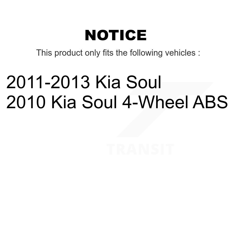 [Arrière] Assemblage du moyeu de roulement de roue arrière Pour Kia Soul 70-512434