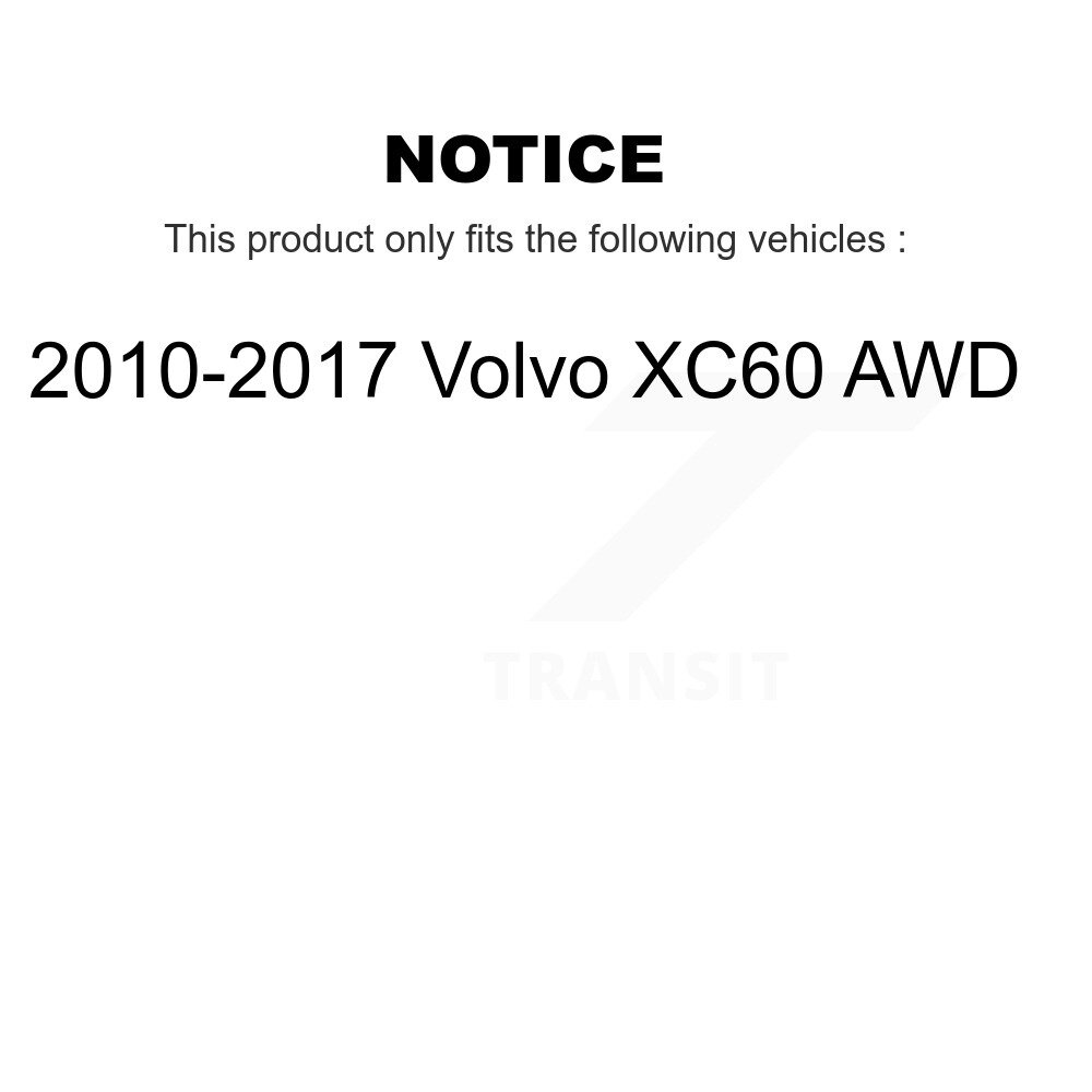 [Arrière] Roulement de Roue Arrière Moyeu Assemblage Pour 2010-2017 Volvo XC60 AWD 70-512524