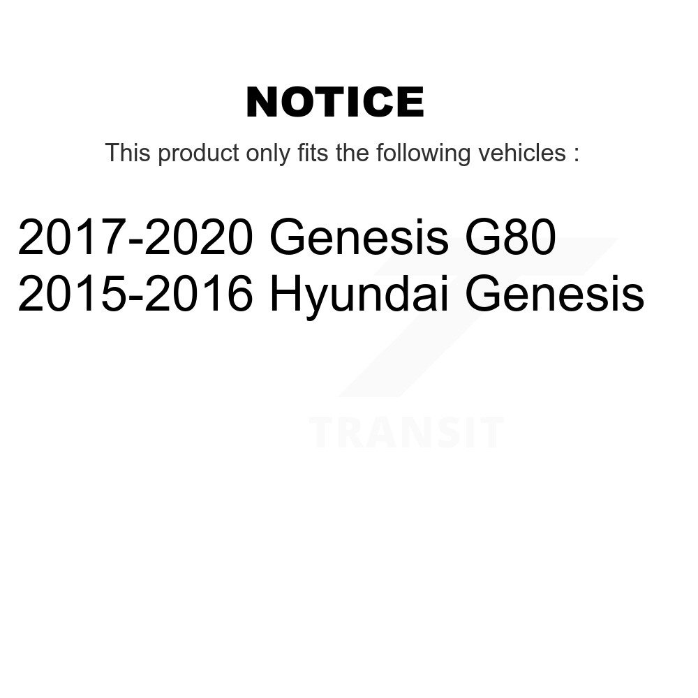 [Arrière] Roulement de Roue Arrière Hub Assemblage Pour Hyundai Genesis G80 70-512554