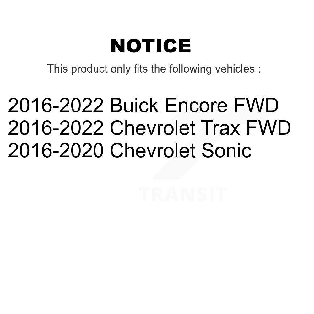 [Arrière] Roulement arrière Hub Assemblage pour Buick Encore Chevrolet Trax Sonic 70-512572