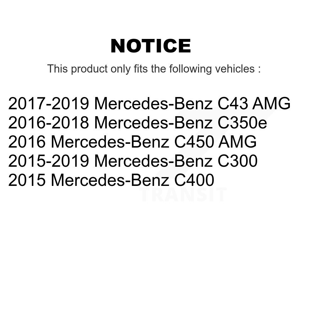 [Arrière] Roulement arrière pour Mercedes-Benz C300 C43 AMG C400 C450 C350e