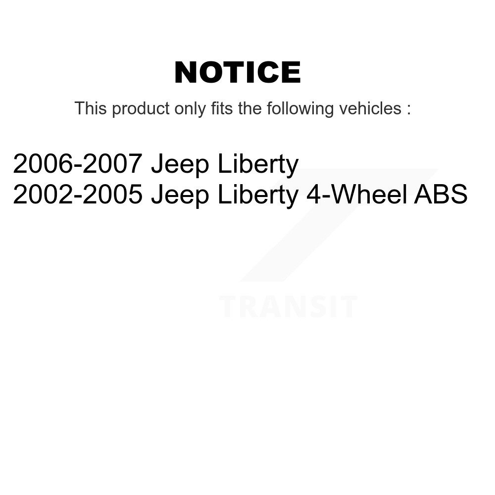[Front Left] Roulement avant gauche Hub Assemblage pour Jeep Liberty 70-513176