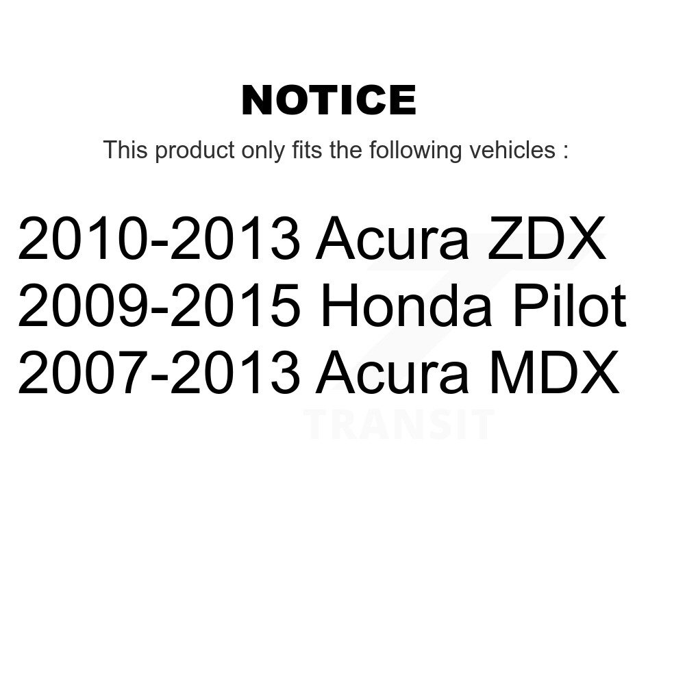 [Front] Assemblage de moyeu de roulement avant pour Honda Pilot Acura MDX ZDX 70-513267