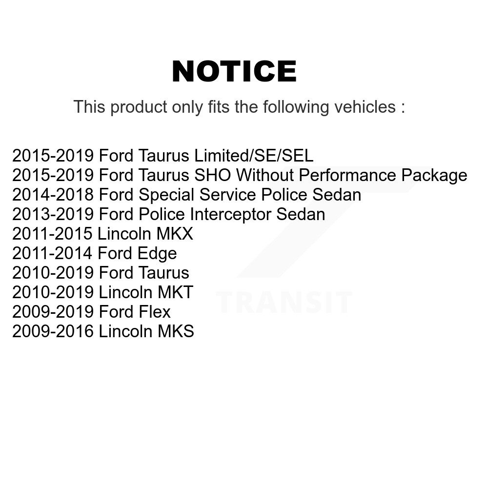[Arrière] Roulement de roue Hub Assemblage pour Ford Edge Flex Lincoln Taurus MKX Police Sedan