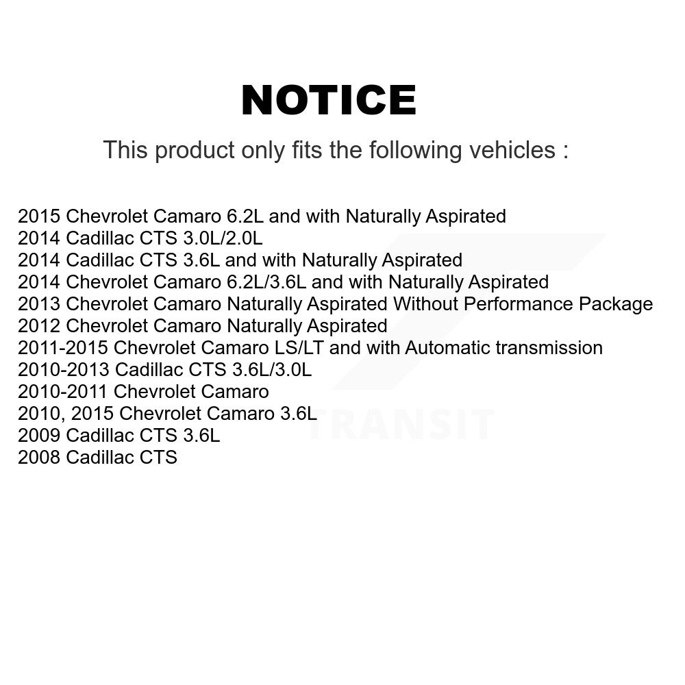 [Front] Roulement de roue Hub Assemblage pour Chevrolet Camaro Cadillac CTS 70-513282