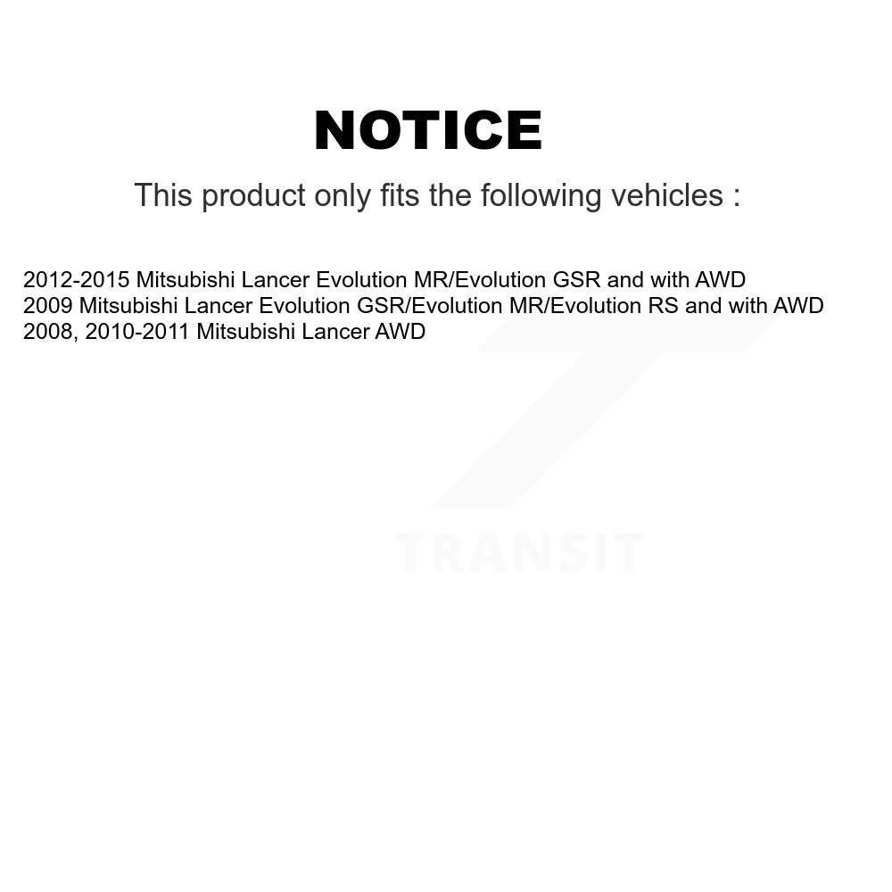 [Front] Assemblage du moyeu de roulement avant pour Mitsubishi Lancer 70-513300