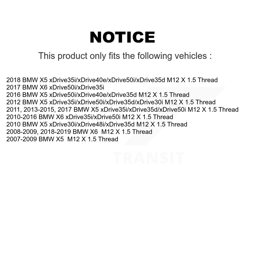 [Front] Assemblage du moyeu de roulement avant pour BMW X5 X6 70-513305