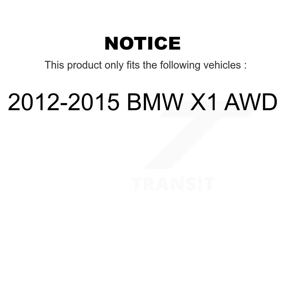 [Front] Roulement avant Hub Assemblage pour 2012-2015 BMW X1 AWD 70-513332