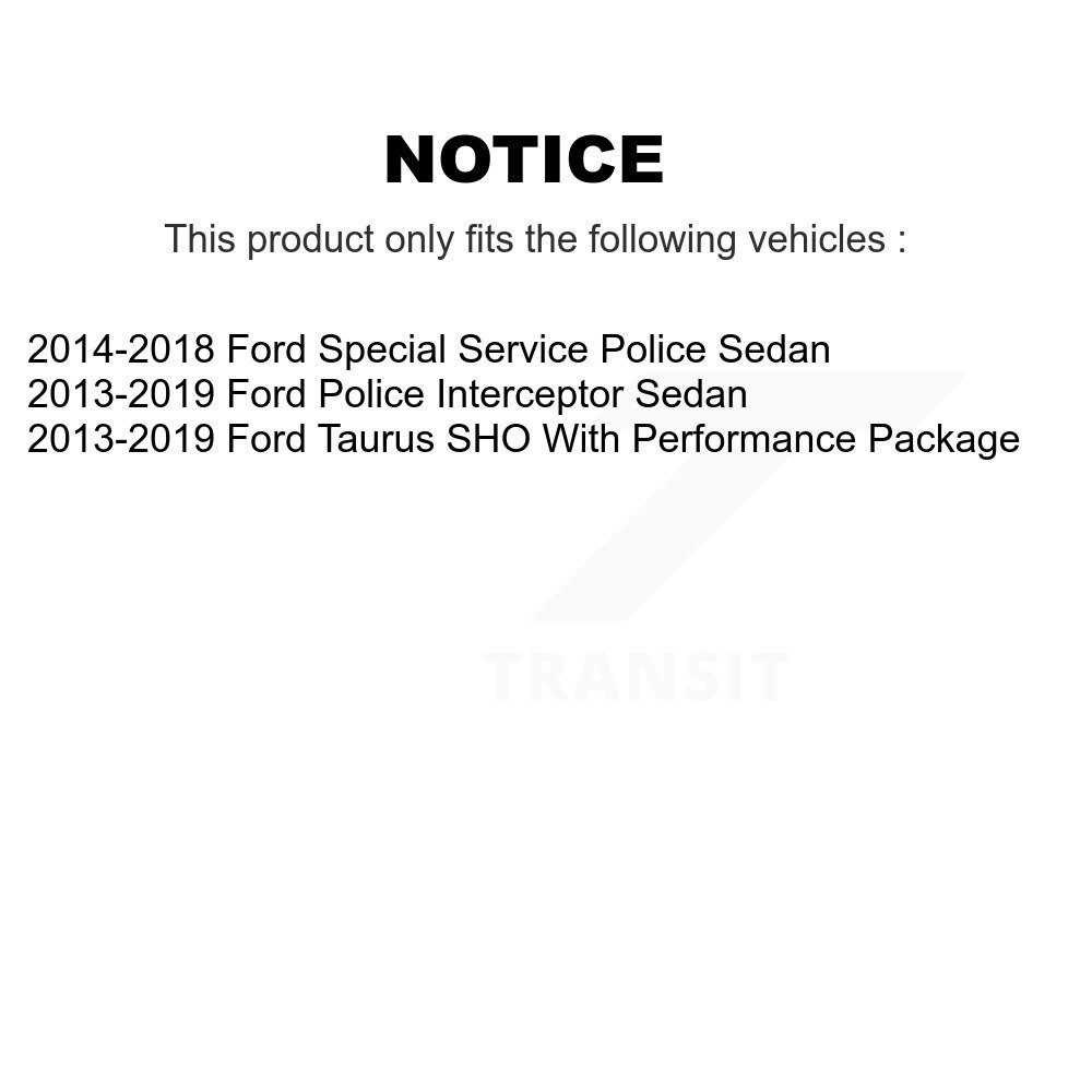 [Front] Assemblage Hub Roue avant pour Ford Taurus Intercepteur de police Sedan