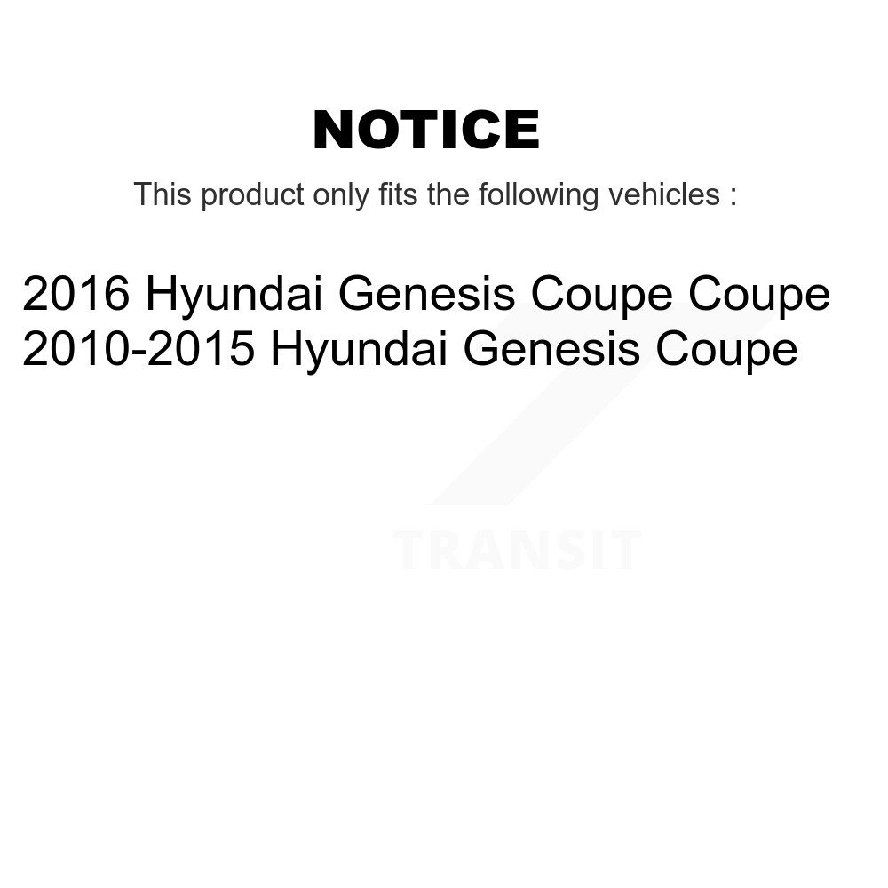 [Front] Roulement avant Hub Assemblage pour Hyundai Genesis Coupe 70-513343
