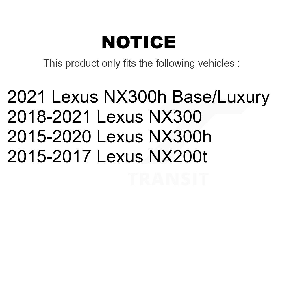[Front] Roulement de roue avant Hub Assemblage pour Lexus NX300 NX200t NX300h 70-513424