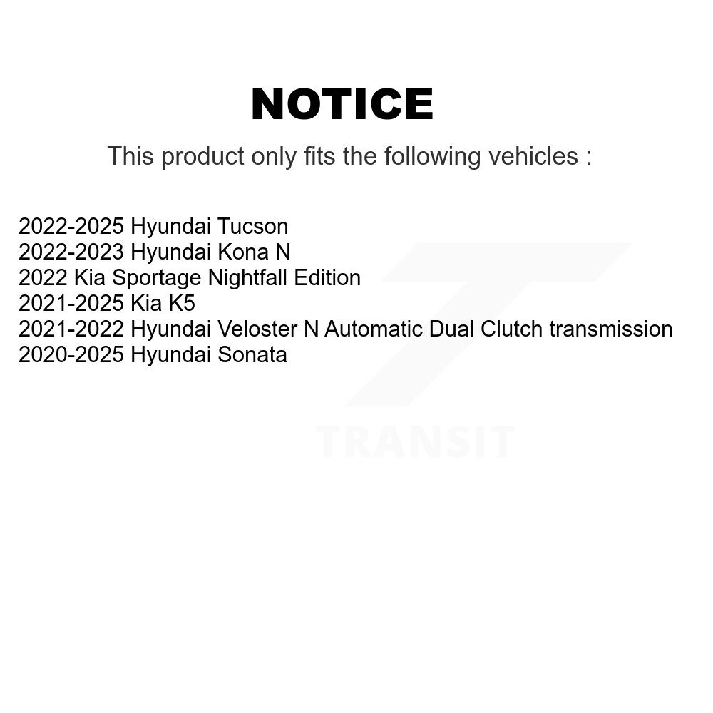 [Front] Assemblage Hub Roue Avant pour Hyundai Tucson Sonata Kia Sportage K5 N