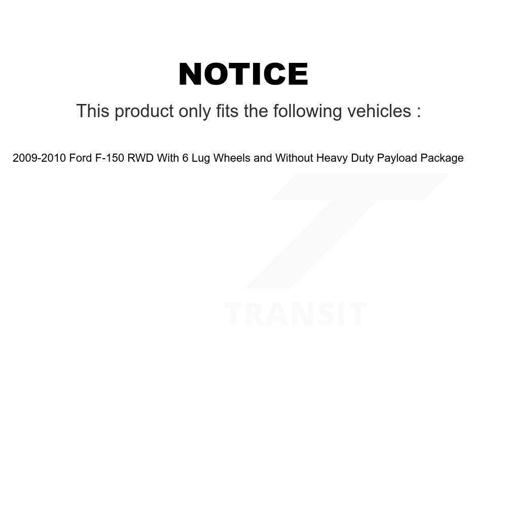 [Front] Montage du moyeu de roulement avant pour Ford F-150 RWD 70-515117 2009-2010