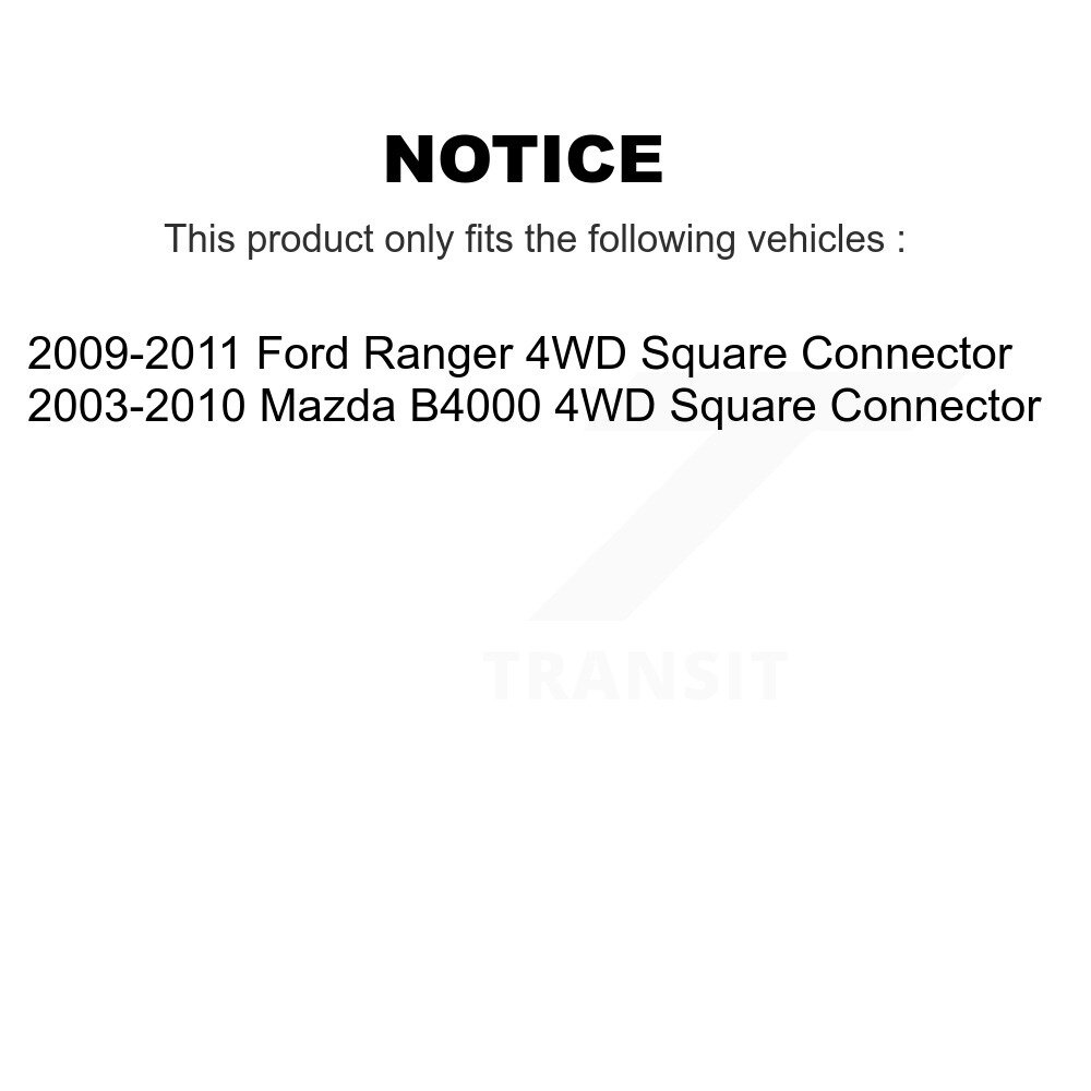 [Front] Assemblage du moyeu de roulement avant pour Ford Ranger Mazda B4000 4WD 70-515129