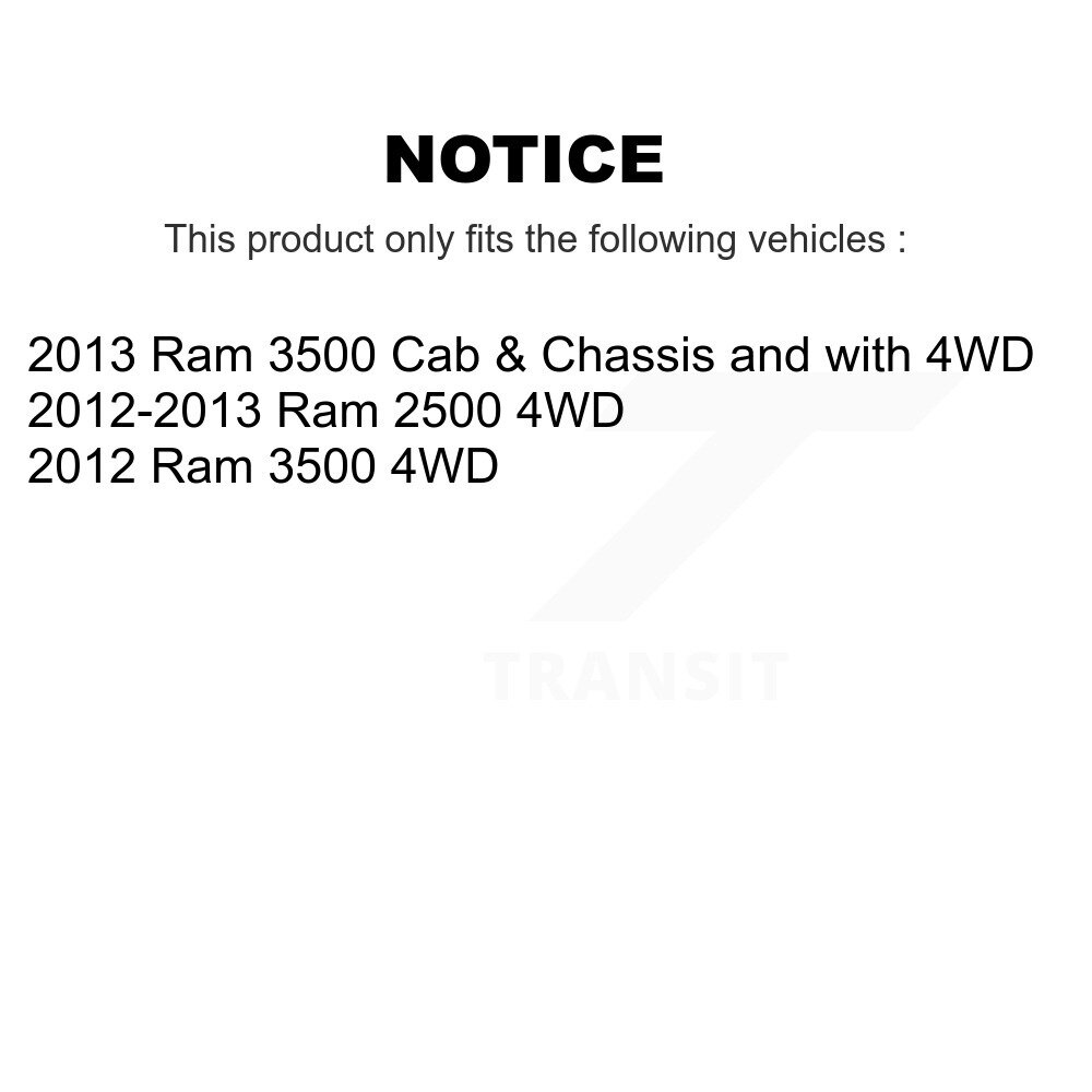 [Front] Roulement de Roue Avant Moyeu Assemblage Pour Ram 3500 2500 70-515148