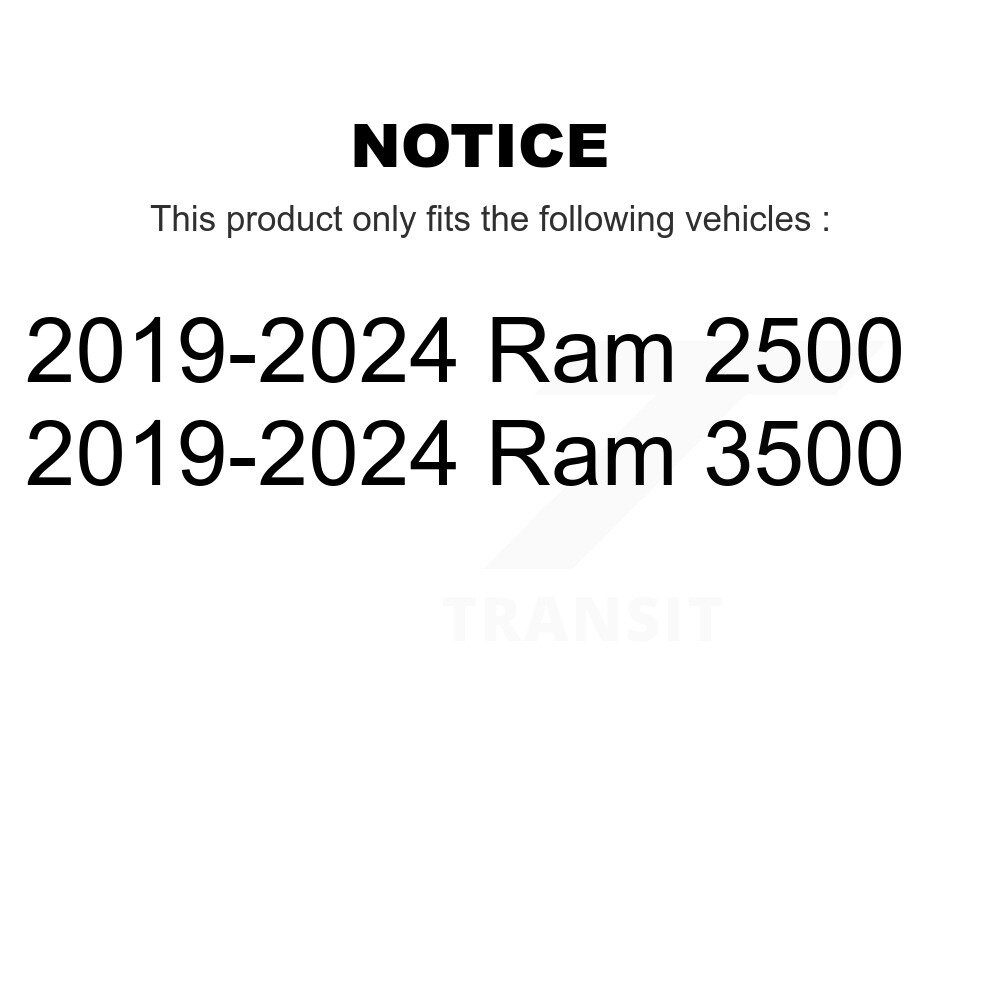 [Front] Roulement avant Hub Assemblage pour 2019-2024 Ram 2500 3500 70-515206