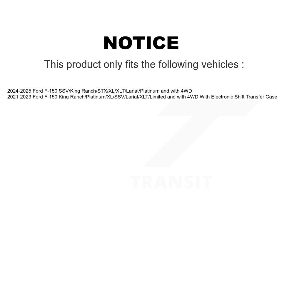 [Front] Assemblage de moyeu de roulement avant pour Ford F-150 70-KH2000