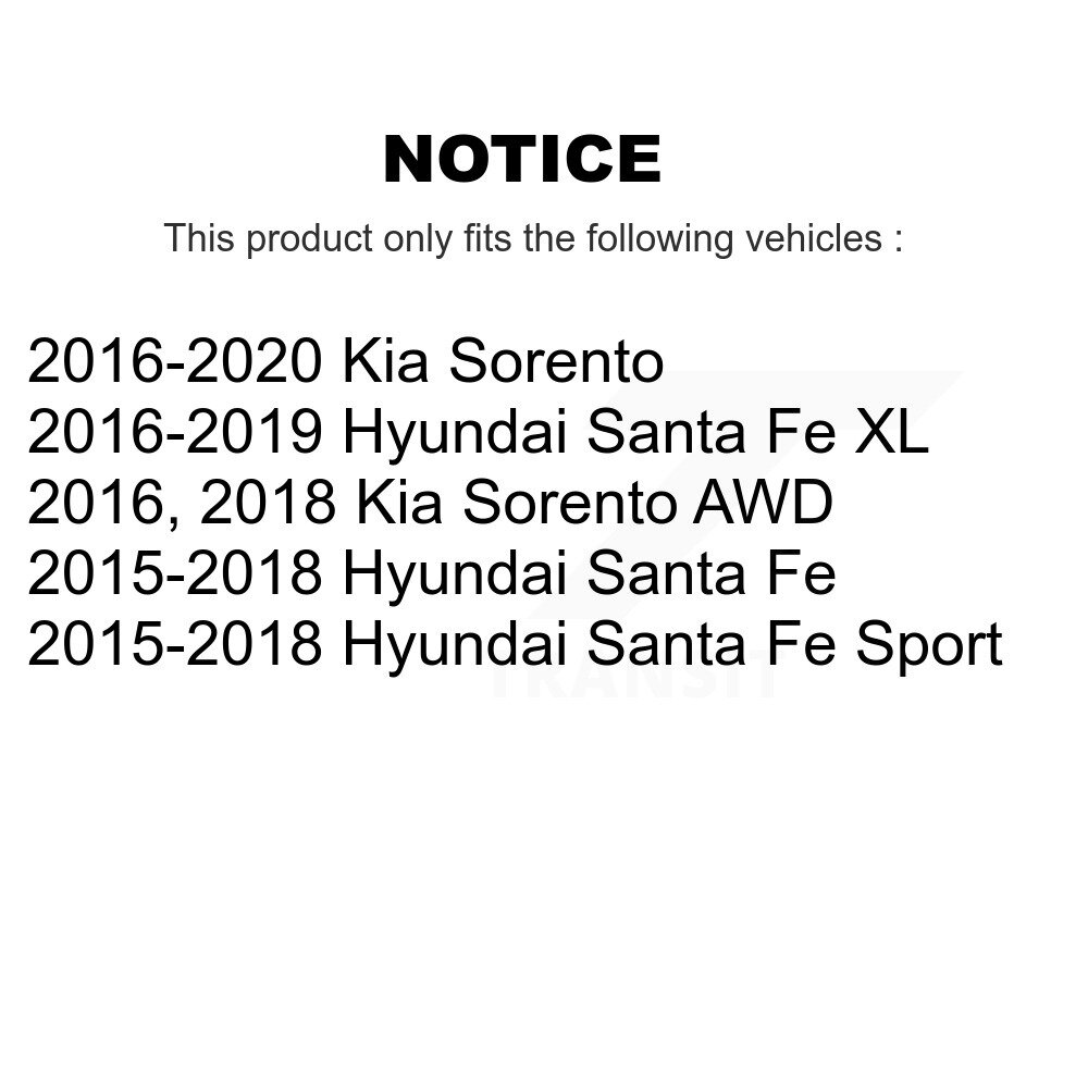 [Front] Hub de roulement de roue pour Hyundai Santa Fe Sport Kia Sorento XL 70-KH2710