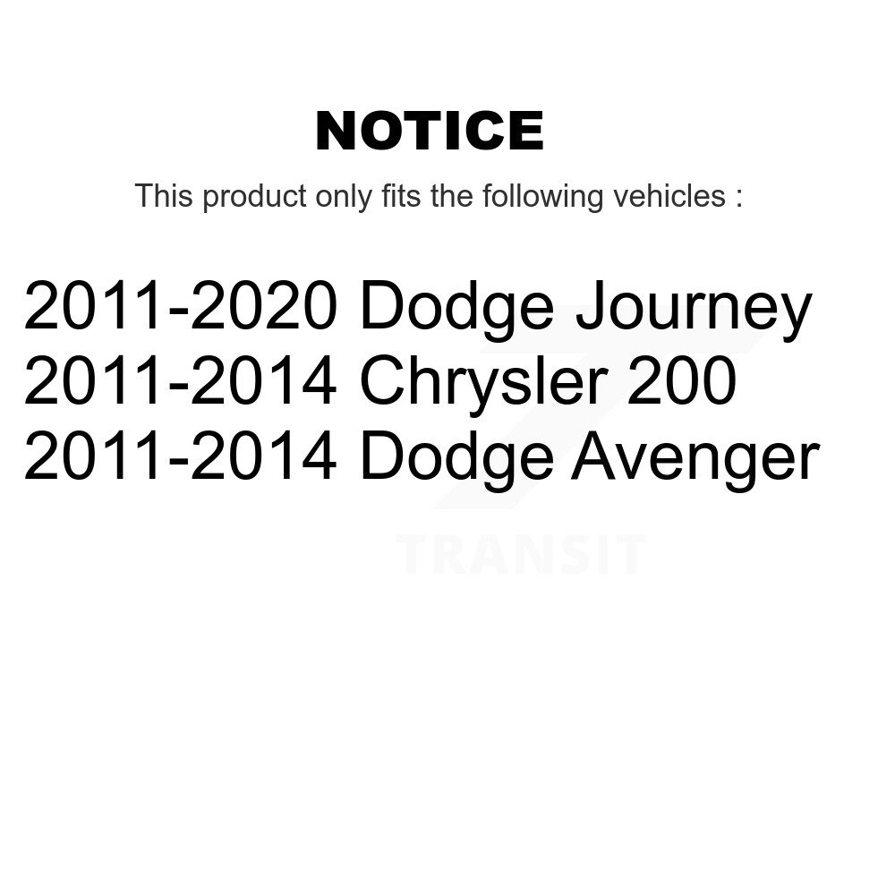 [Arrière inférieur avant] Arrière bras de suspension avant inférieur pour Dodge Journey Chrysler 200 Avenger