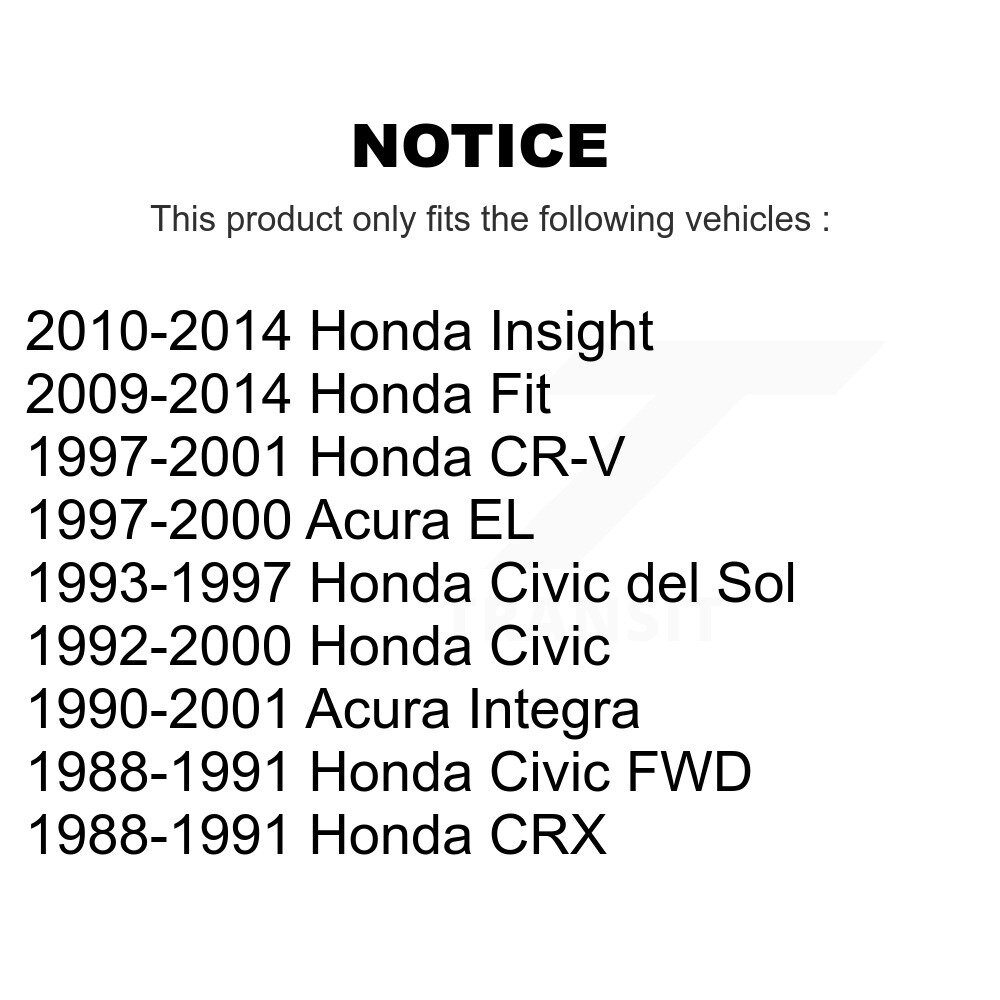 [Extérieur avant droit] Attache de direction avant droite pour Honda Fit Civic CR-V Acura Integra EL