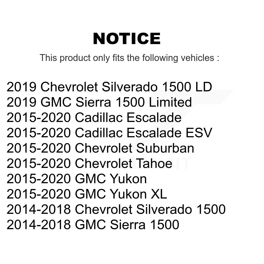 [Front Outer] Tige de direction avant pour GMC Chevrolet Sierra 1500 Silverado Tahoe