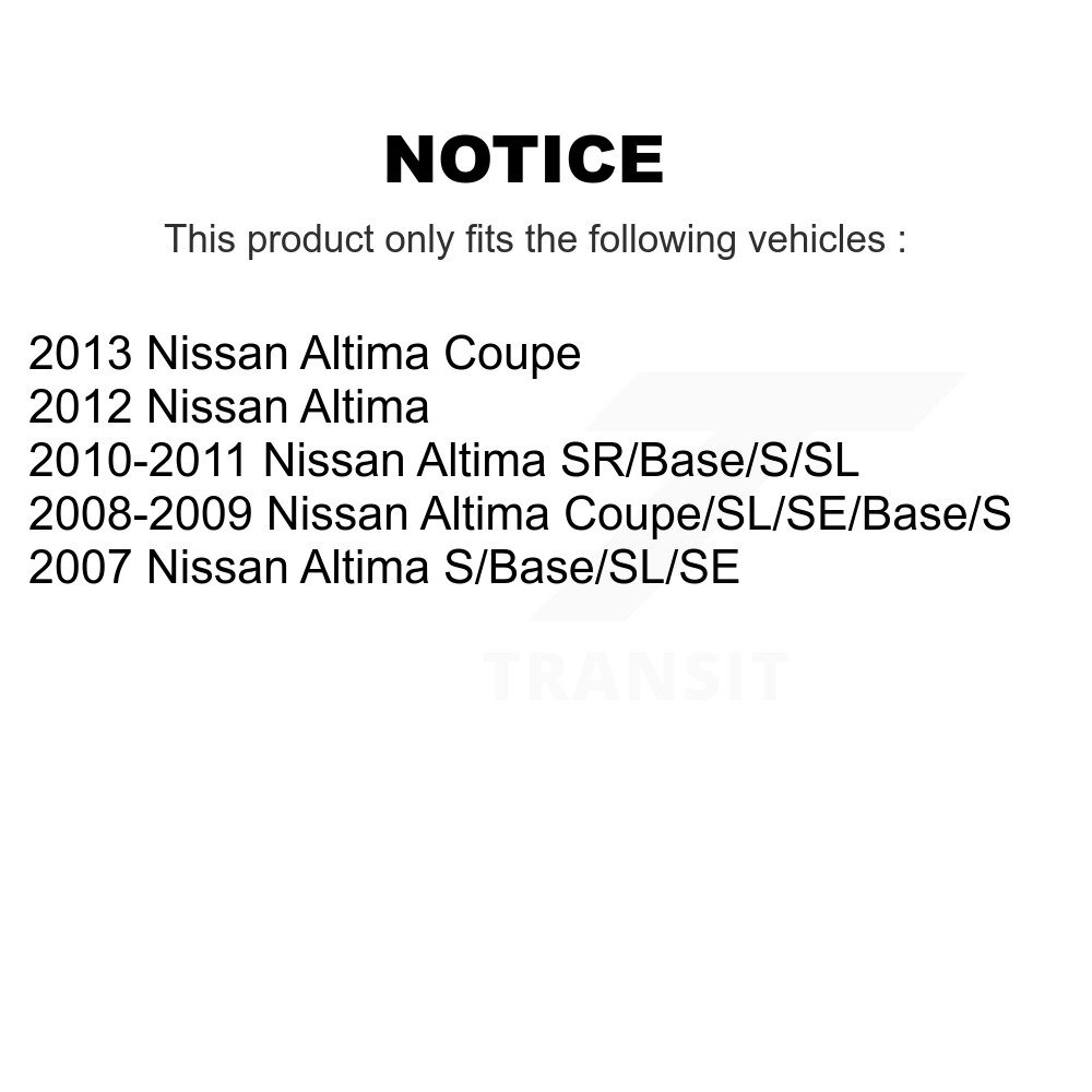 [Avant Intérieur] Fin de la barre de direction avant intérieure pour Nissan Altima 72-EV800356