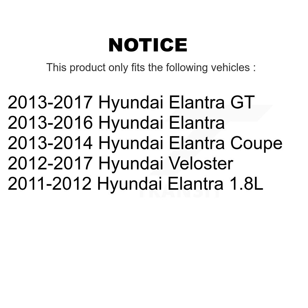 [Avant Intérieur] Tie Rod End pour Hyundai Elantra GT Veloster Coupe