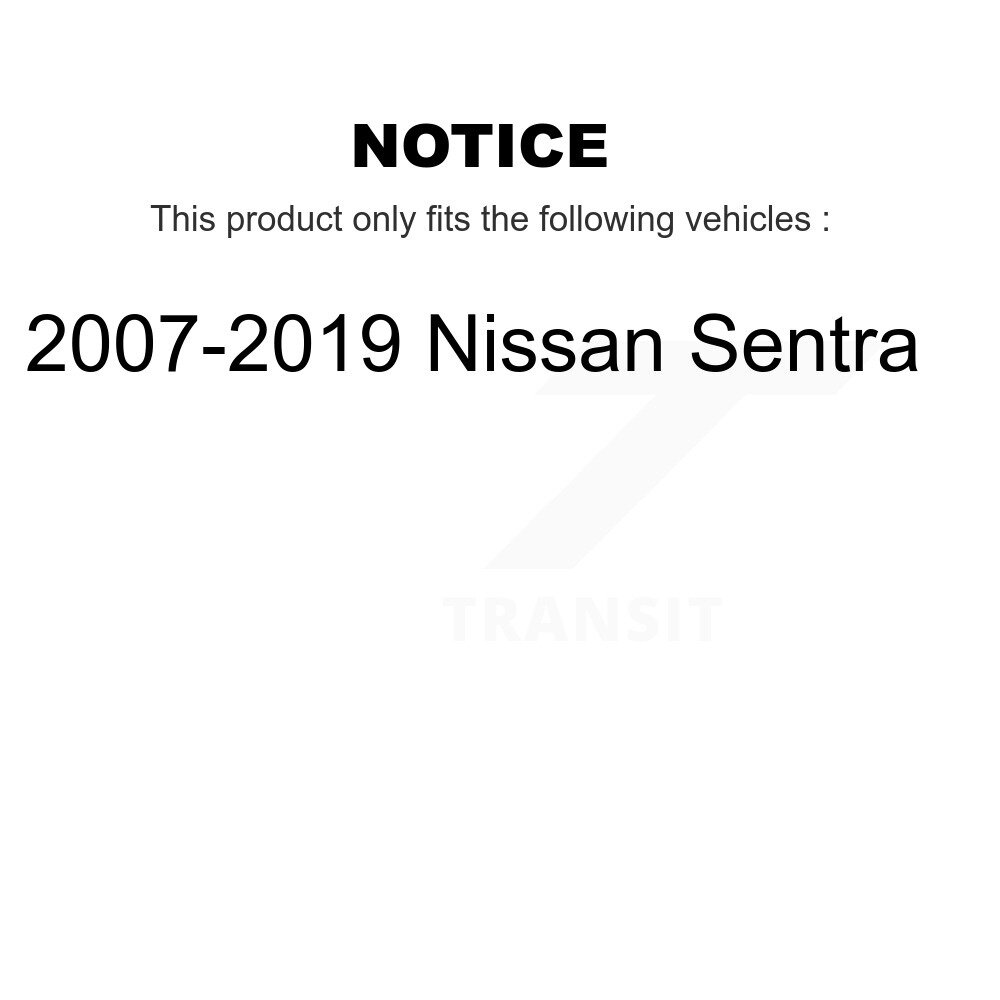 [Avant inférieur arrière] Coussinet de bras de contrôle de suspension inférieur avant pour Nissan Sentra 2007-2019