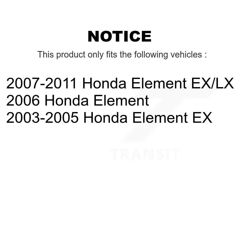 [Avant inférieur] Joint à billes de suspension inférieur avant pour Honda Element 72-K500004