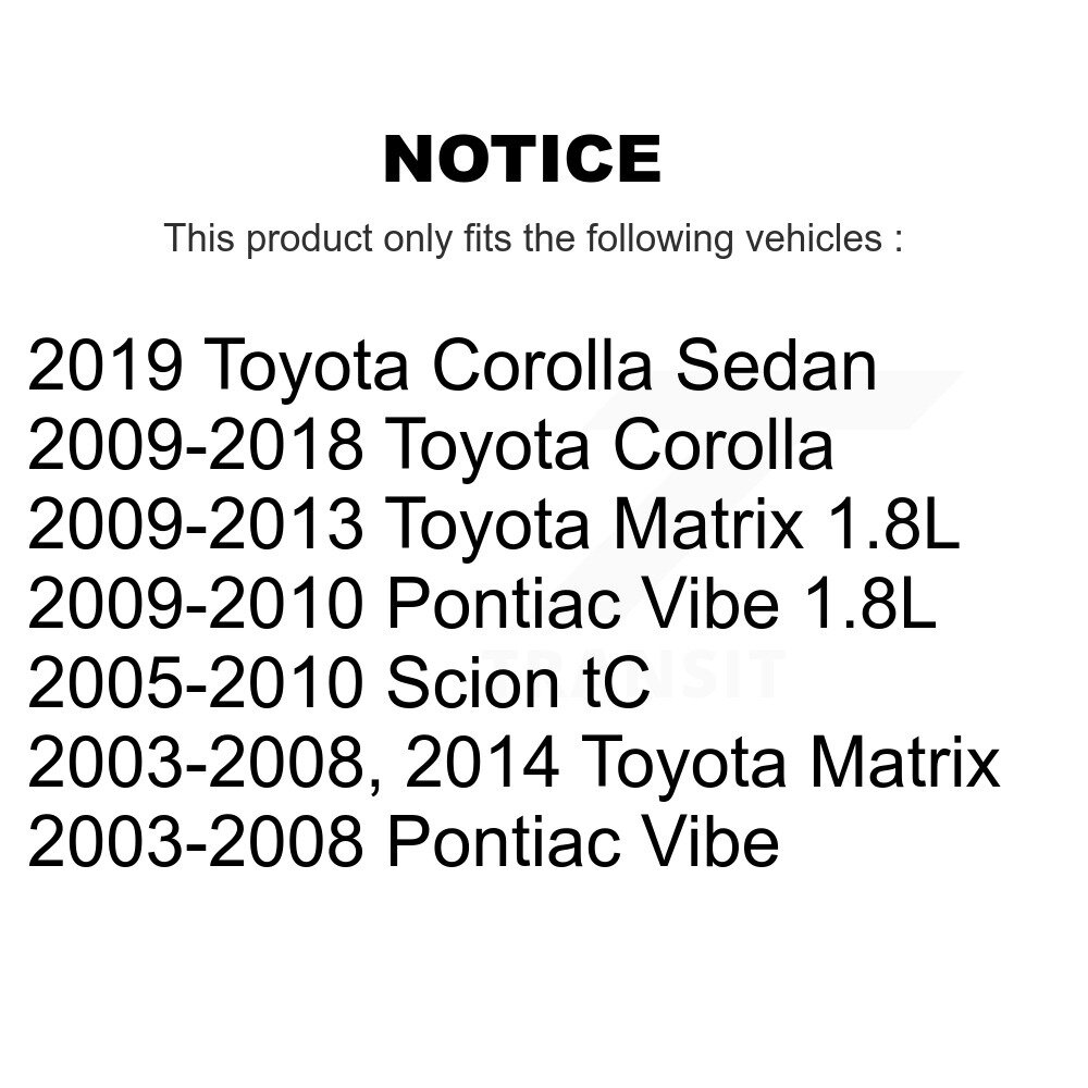 [Avant inférieur] Joint à rotule avant inférieur pour Toyota Corolla Matrix Pontiac Vibe Scion