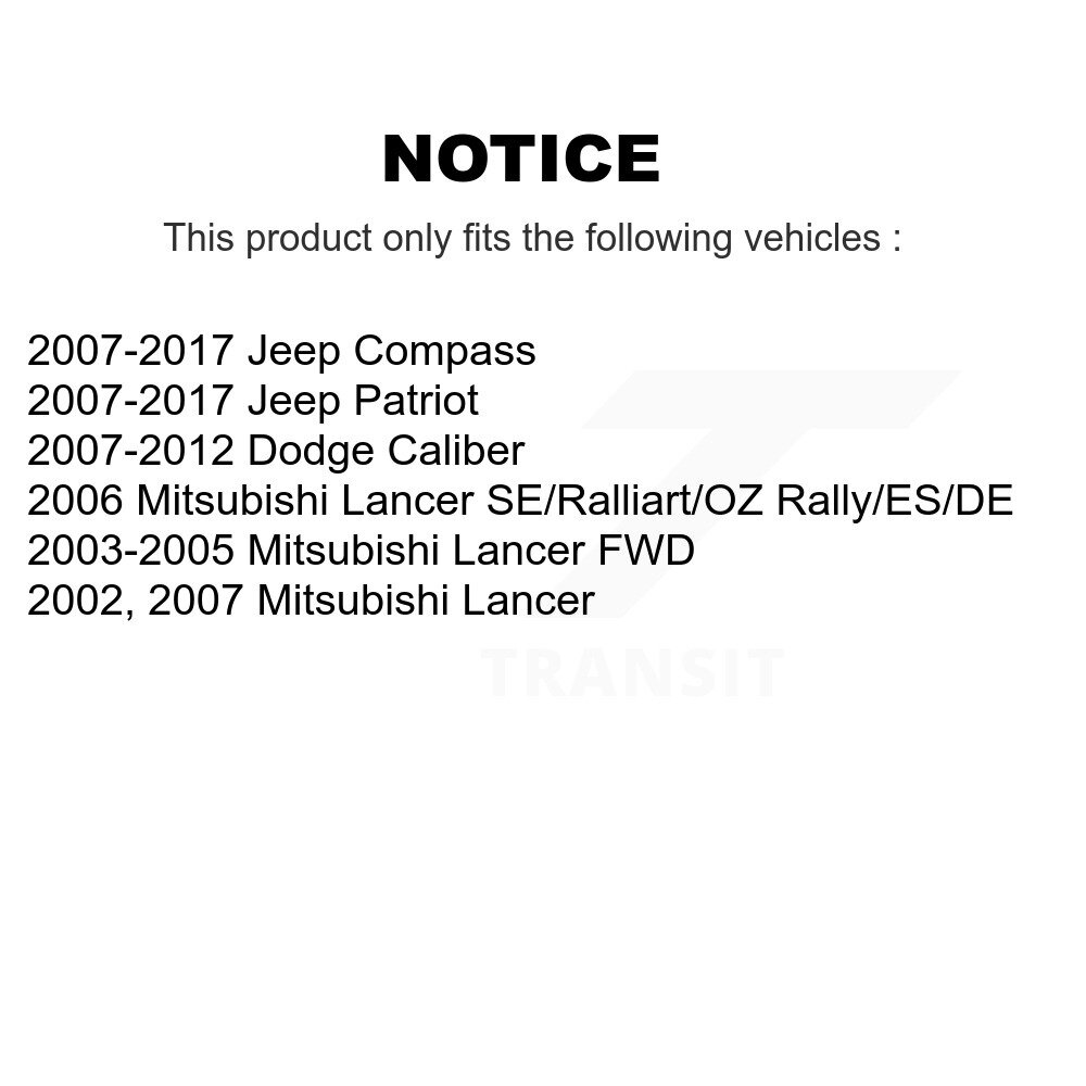[Avant inférieur] Joint de balle de suspension inférieure avant pour Jeep Patriot Compass Dodge Calibre Lancer