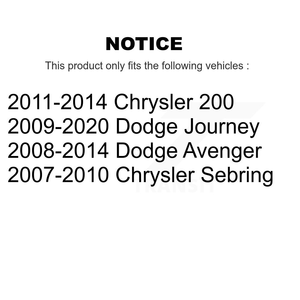 [Avant inférieur] Joint à rotule de suspension inférieure avant pour le dodge Journey Chrysler 200 Avenger Sebring