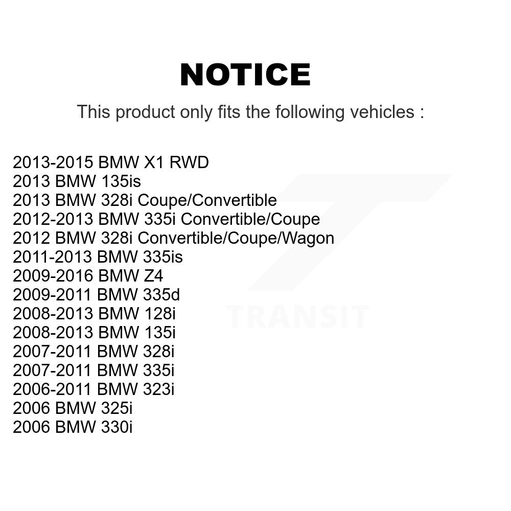 [Avant droite] Kit de liaison de barre de stabilisation avant droite pour BMW 323i 328i X1 335i 128i Z4