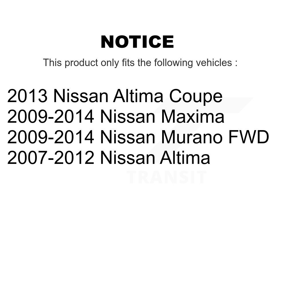 [Arrière droite] Stabilisateur de suspension arrière droit Lien de barre Kit pour Nissan Altima Murano Maxima