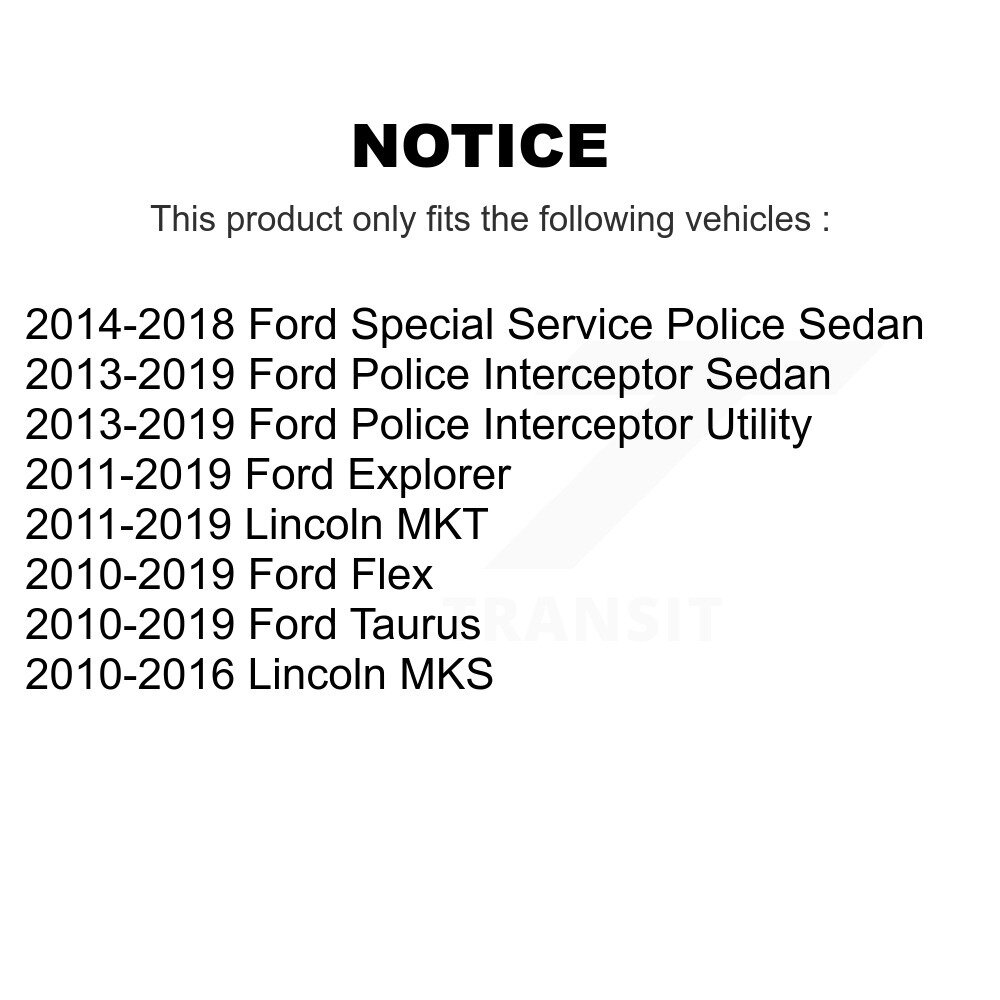 [Arrière droite] Stabilisateur de suspension arrière droit Lien de barre Kit pour Ford Explorer Flex Taurus MKS