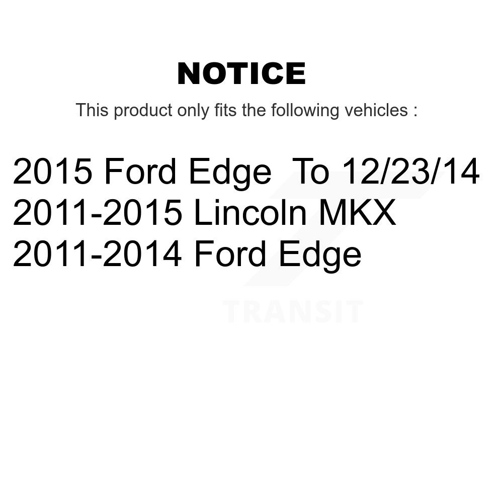 [Arrière] Lien de barre de stabilisation de suspension arrière Kit pour Ford Edge Lincoln MKX 72-K750580